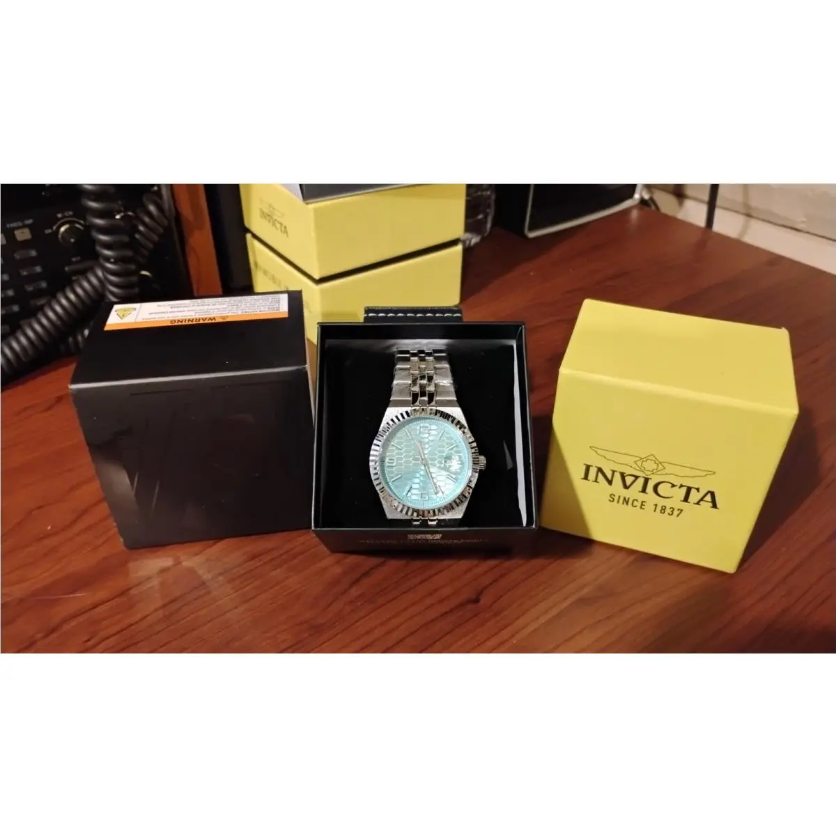 Invicta Specialty I Men`s Watch 40mm 69859 Land Dweller Tiffany Blue Dial