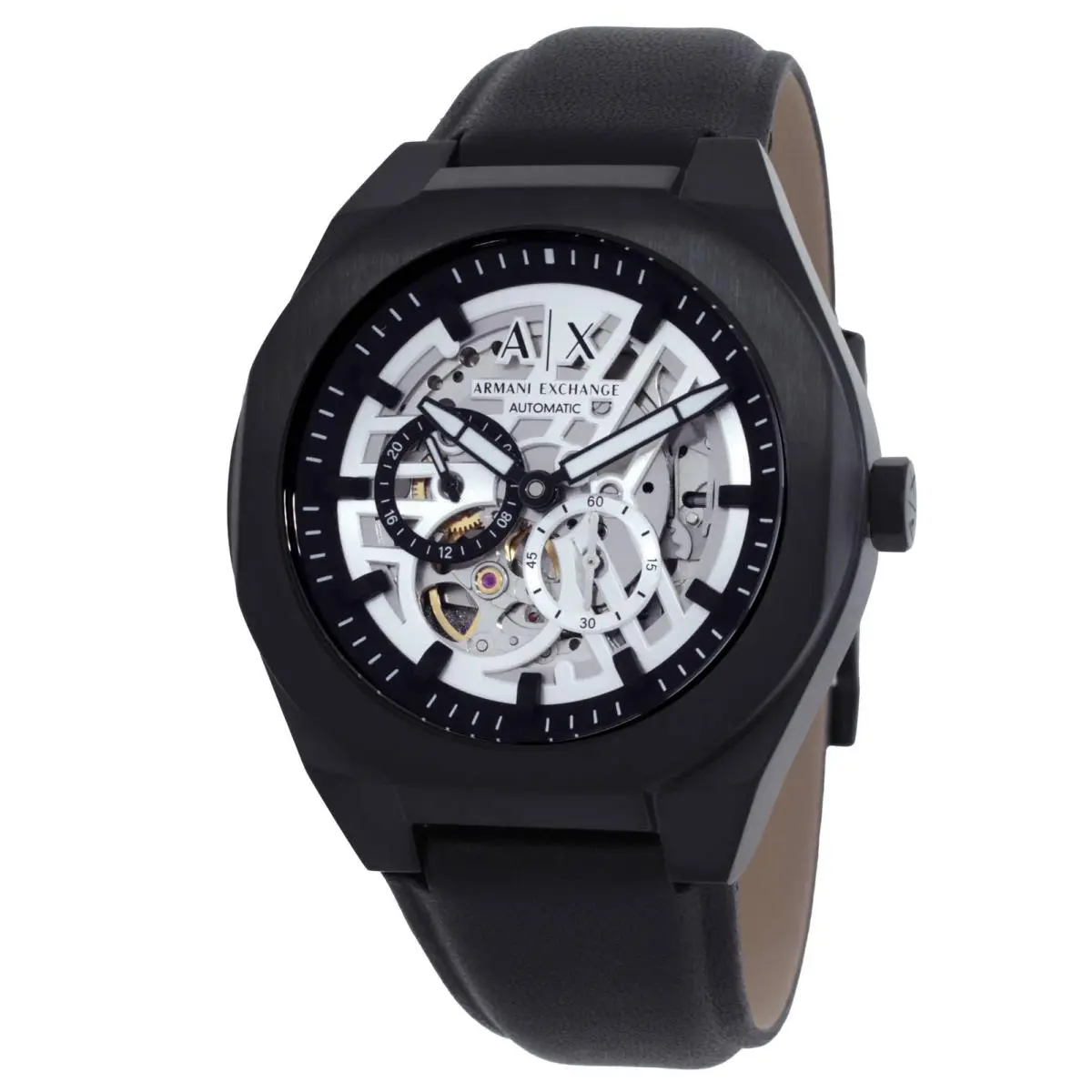 Armani Exchange Sync Chronograph Automatic Silver Dial Men`s Watch AX4297