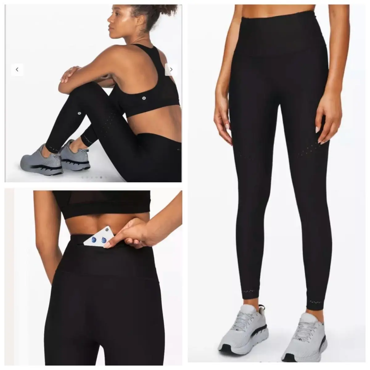 Lululemon Women`s Zoned In Tight Senseknit™ Seamless Reflective Sz 2