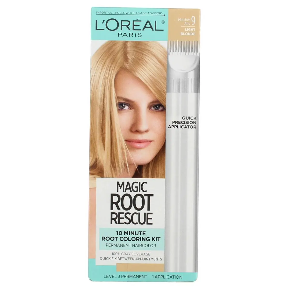 5 Pack L`oreal Paris Magic Root Rescue Permanent Hair Color Light Blonde 9 - Light Blonde