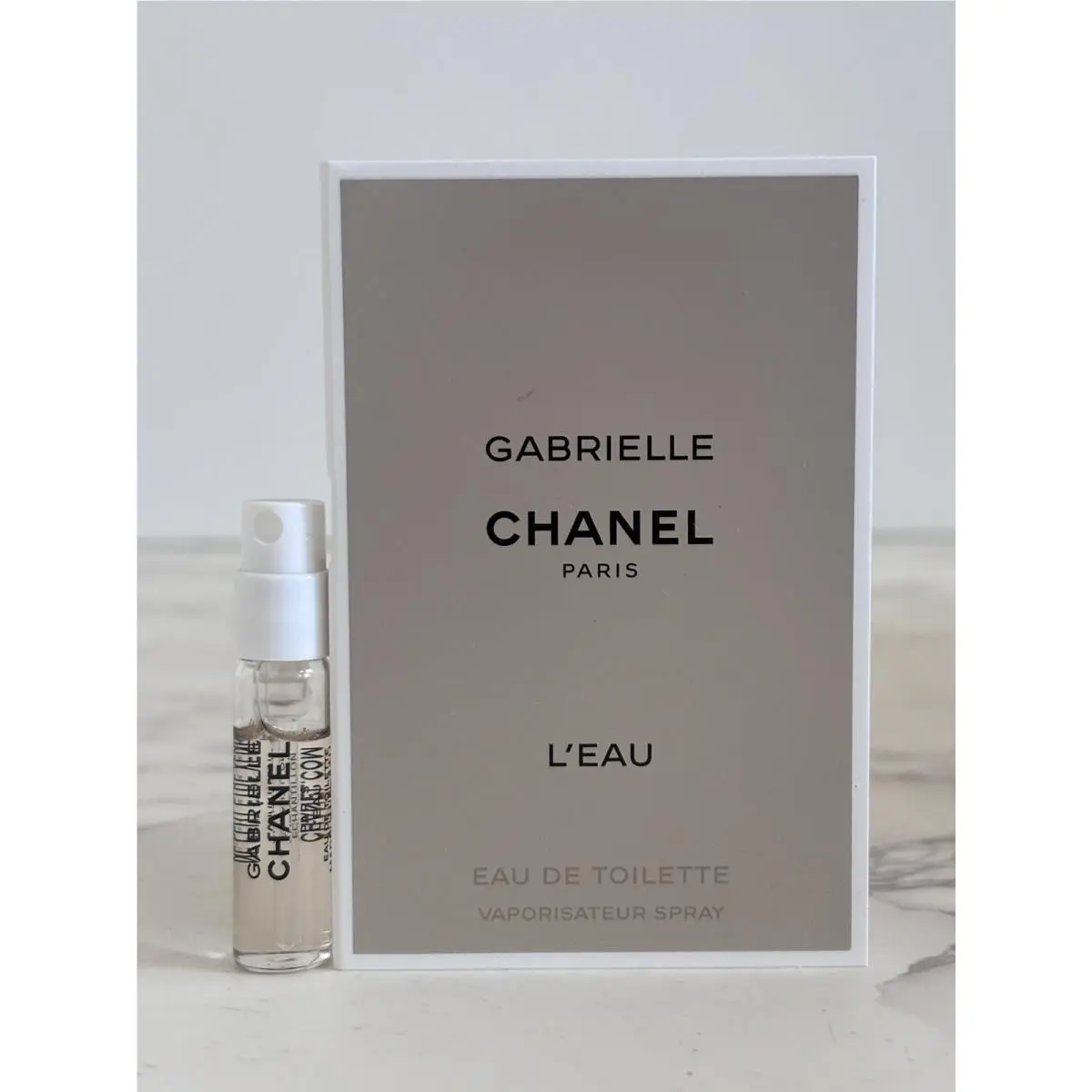 Chanel Gabrielle L`eau Edt 1.5ml .05fl oz Perfume Spray Sample Vial