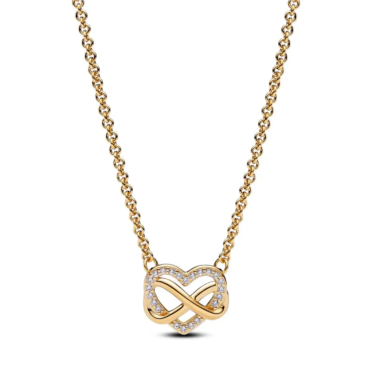 Pandora Sparkling Infinity Heart Collier Necklace 362666C01-50