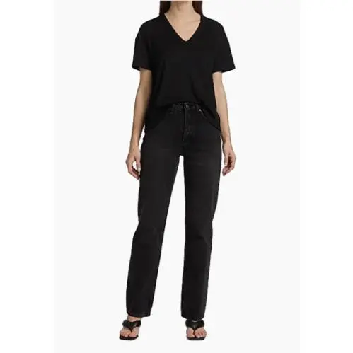 Rag Bone Alex High-rise Straight-leg Black Jeans - Size 28 - Retail