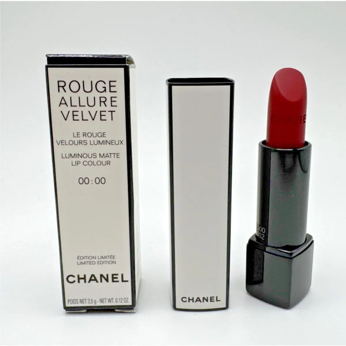 Chanel Rouge Allure Velvet Luminous Matte Lip Colour 00:00 Limited Edition