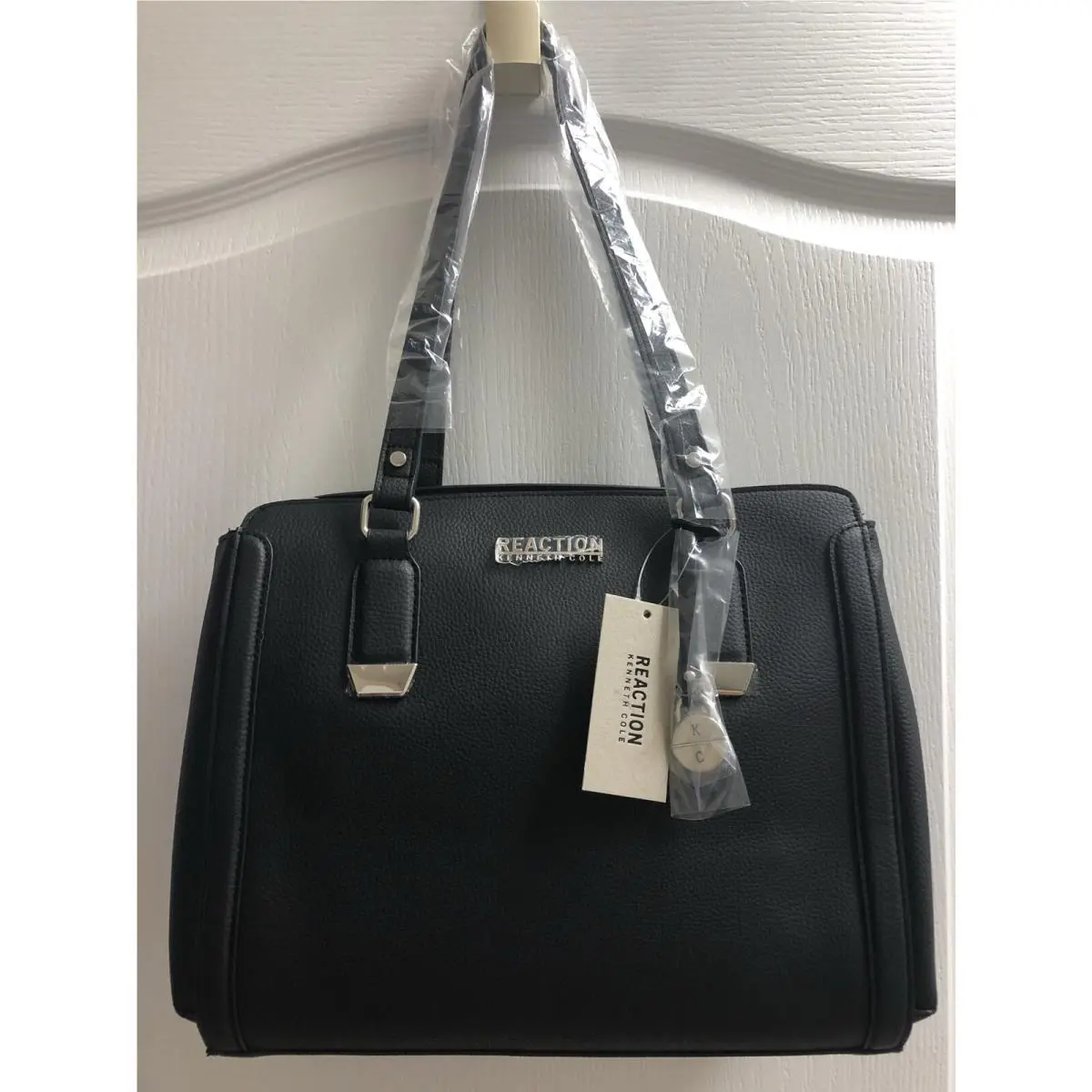-reaction Satchel In Black by Kenneth Cole