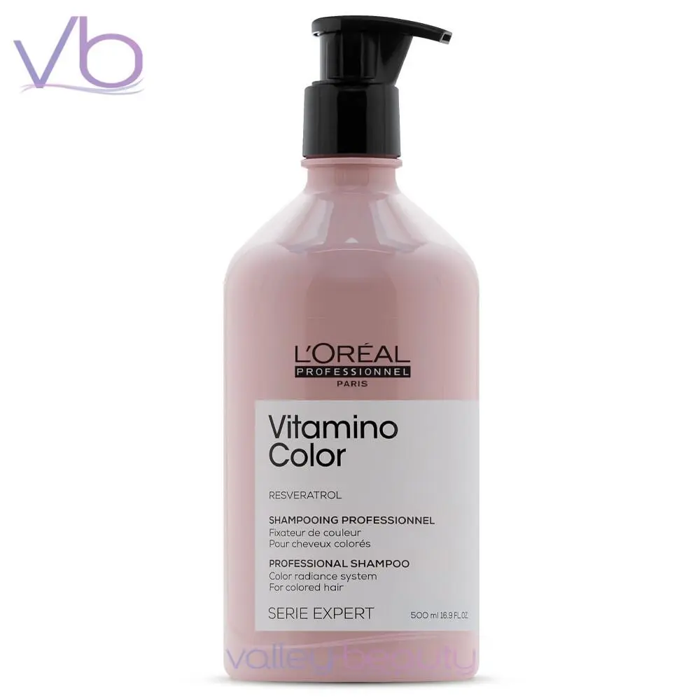 L`oreal Serie Expert Resveratrol Vitamino Color Shampoo For Colored Hair 500ml by L'Oréal