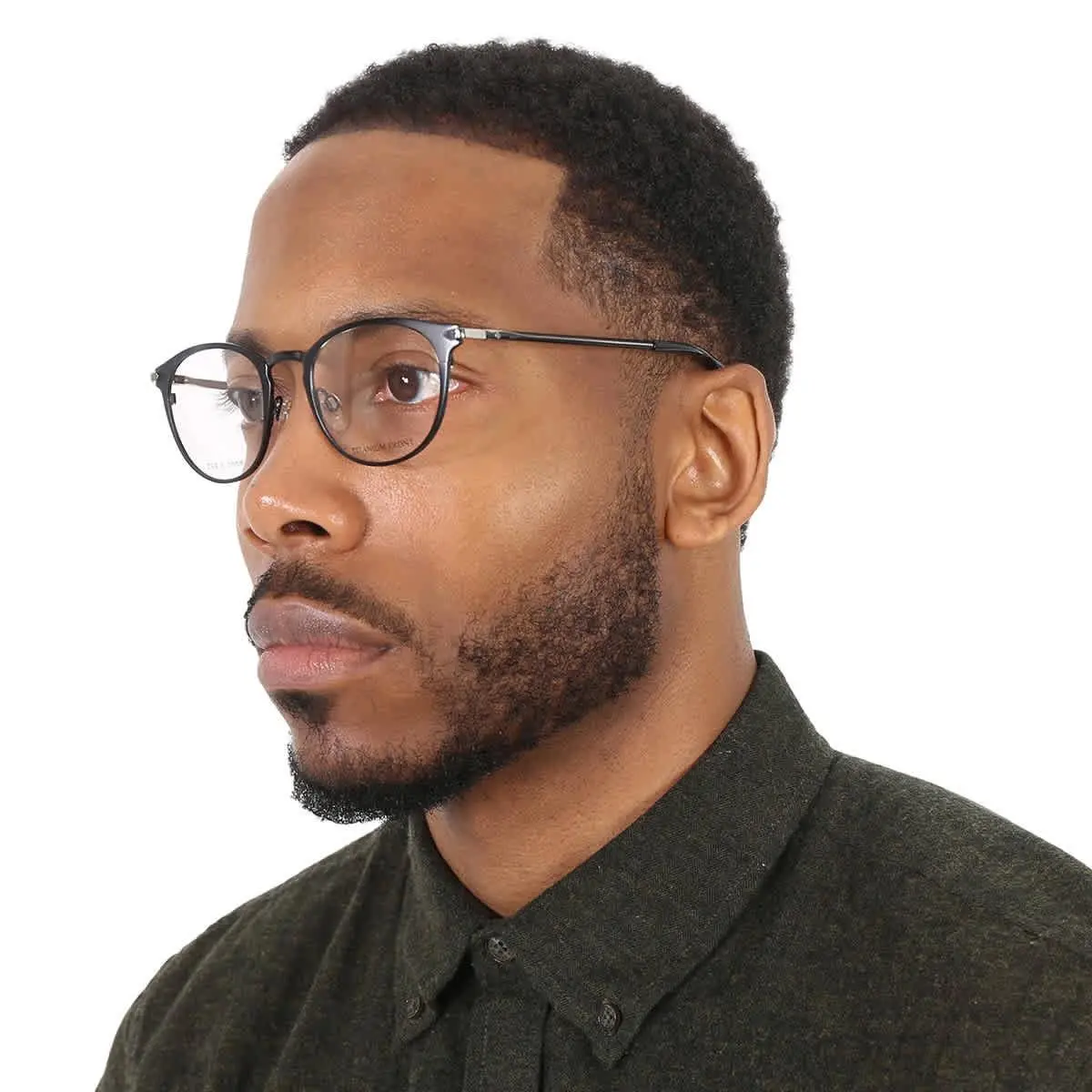 Rag and Bone Demo Oval Men`s Eyeglasses RNB7005 0003 51 RNB7005 0003 51