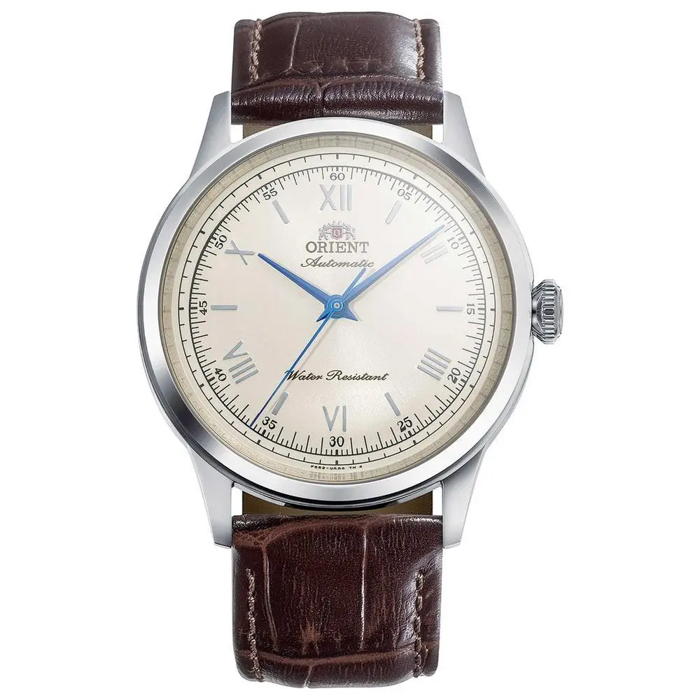 Orient Men`s Bambino No Date Champagne Dial Automatic 38mm Watch RA-BB0003Y