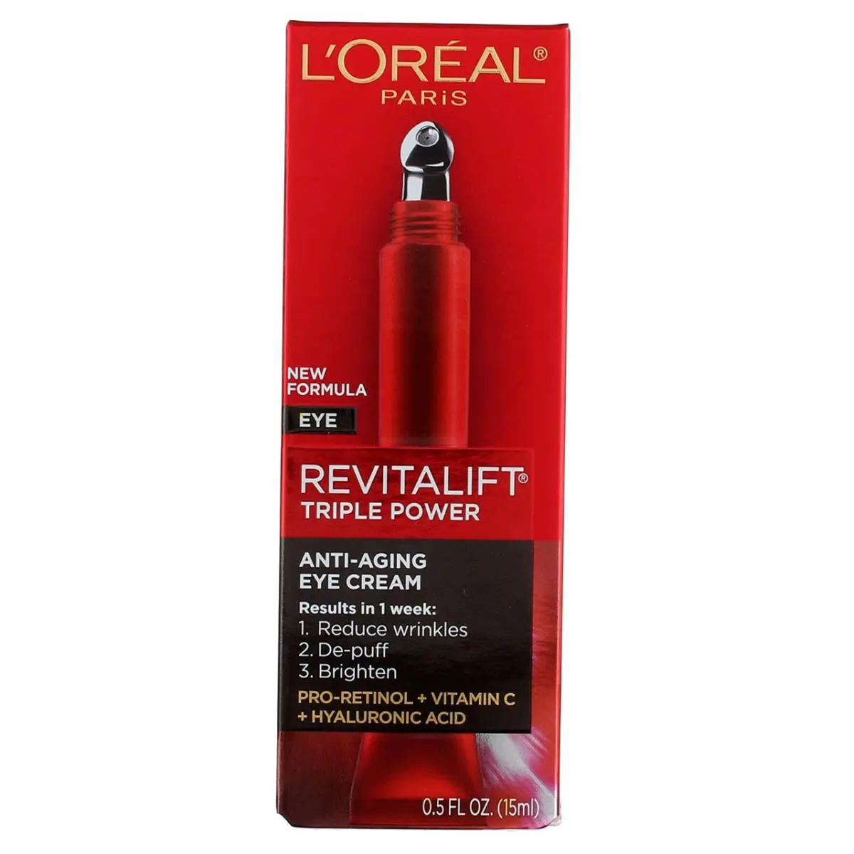 2 Pack L`oreal Paris Revitalift Eye Cream Triple Power 1.4 oz by L'Oréal