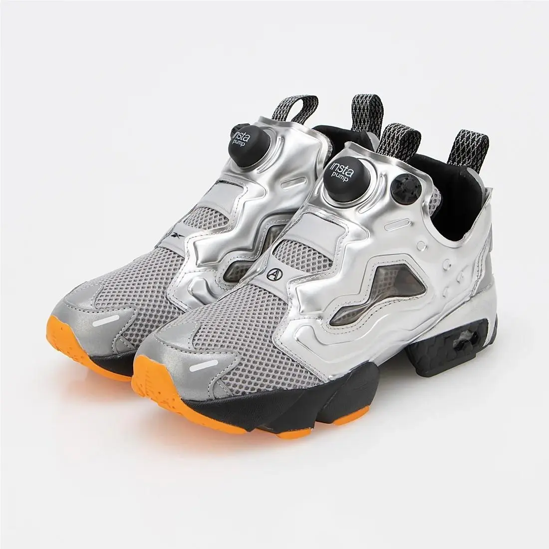 Reebok Men`s Aries Instapump Fury 94 116360 Retro Silver Black Grey Shoe All Szs