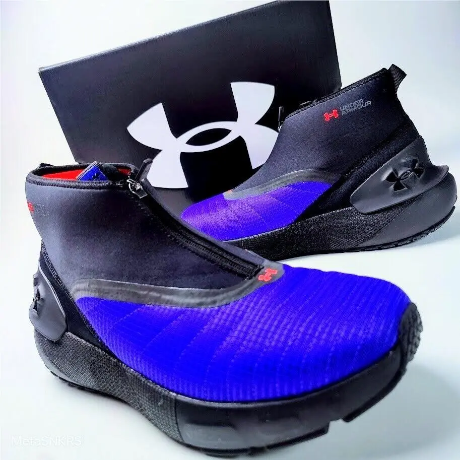 Under Armour US 13 Men`s Purple Black Red Insulated UA Hovr Phantom 3 Warm