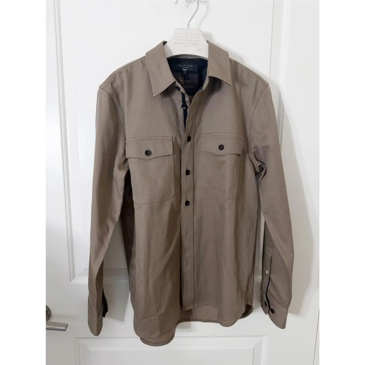 Rag Bone Shirt Mens Military Brown Wool Jacket Size S by Rag & Bone