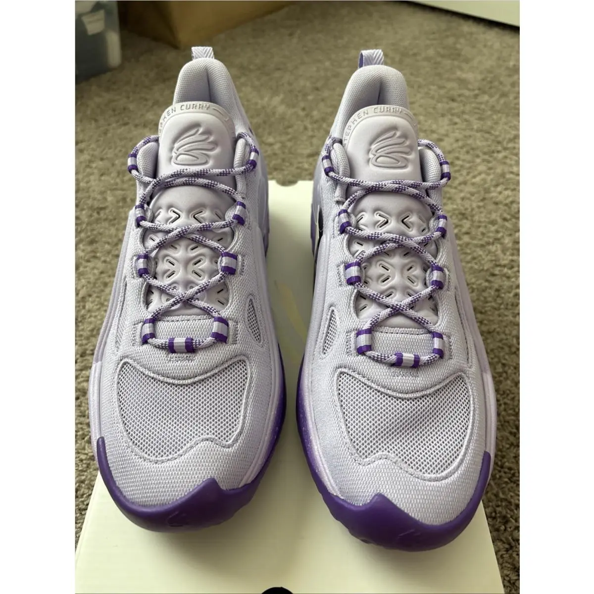 Under Armour Curry 13 6007670-536 Men`s Basketball Purple Shoes Size 11.5
