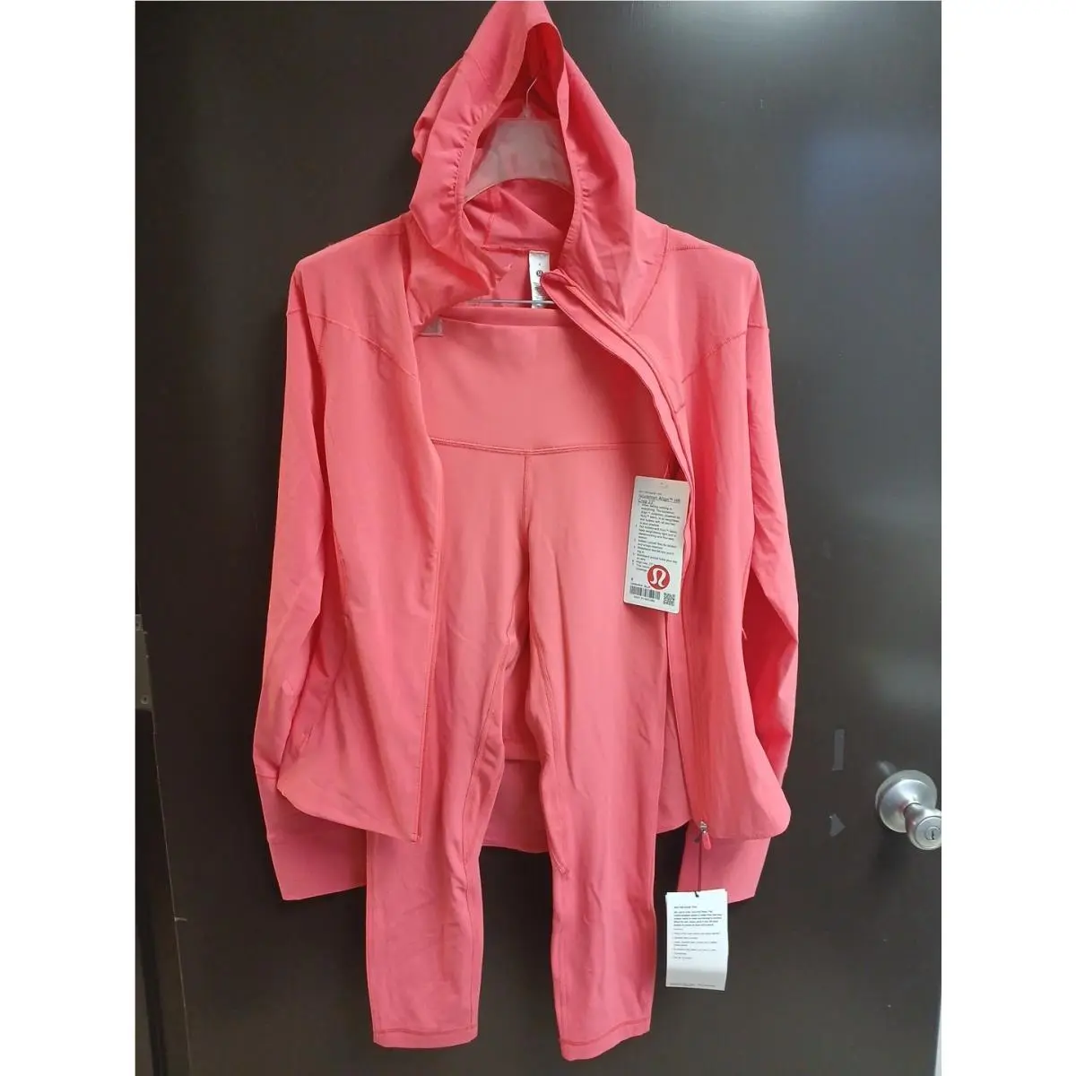 Lululemon 2 Pc Set Mist Over Windbreaker Glzp Align Crop 24 Leggings