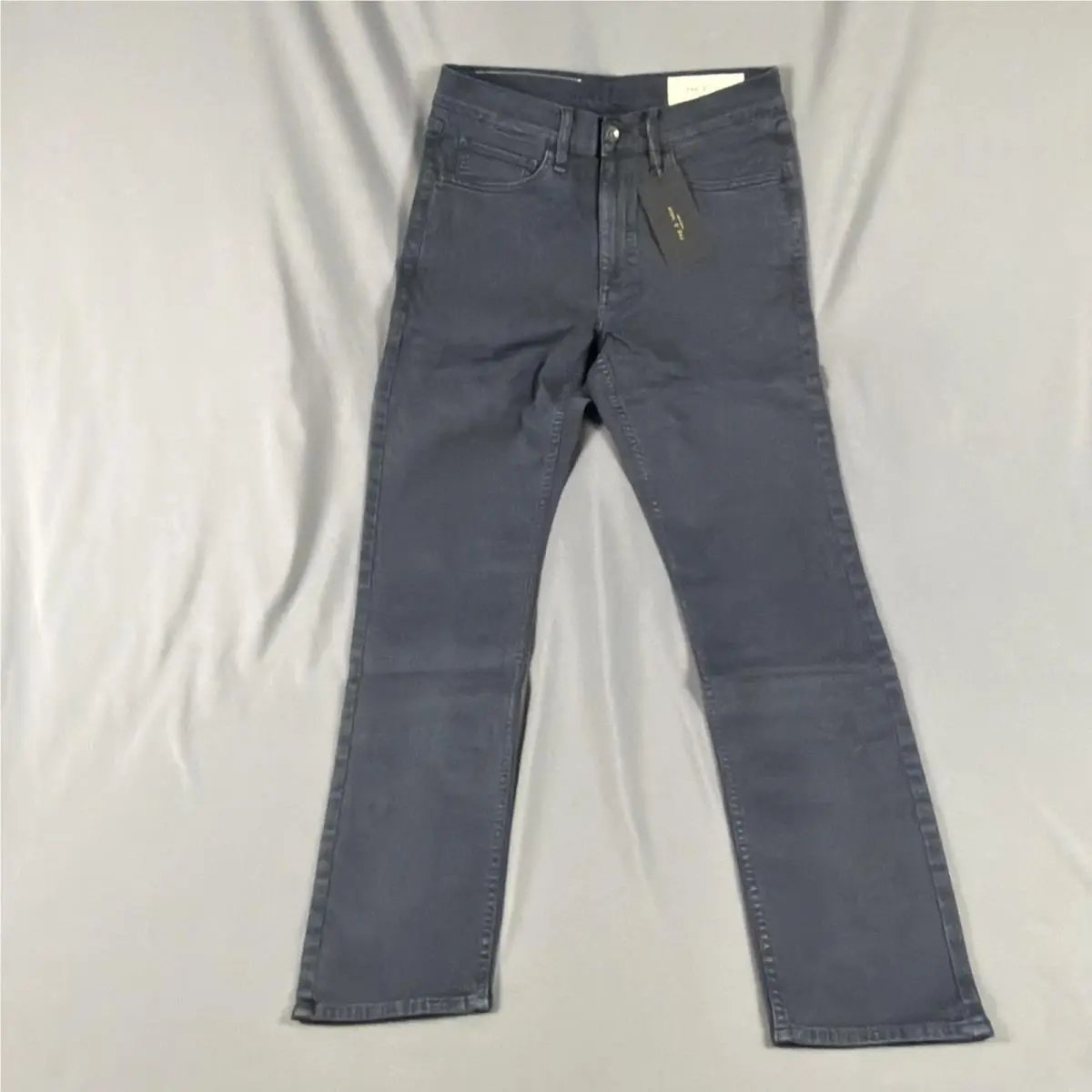 Rag Bone Jeans RB 2 Slim Fit 30 x 32 Navy Blue Cotton Spandex