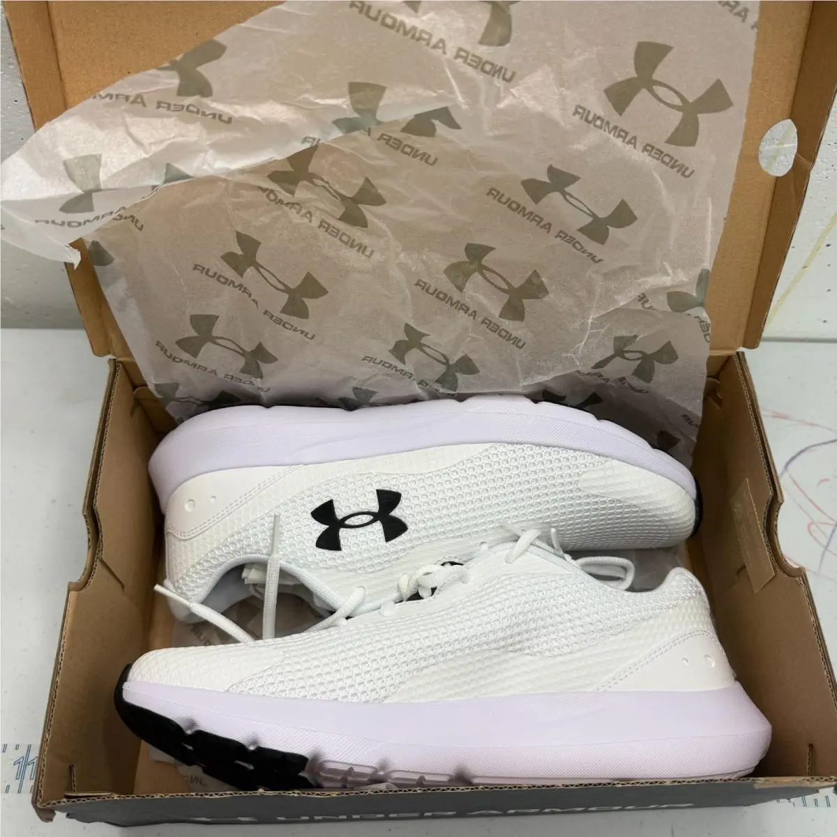 Under Armour shoes - SURGE 3 - SURGE - White 18