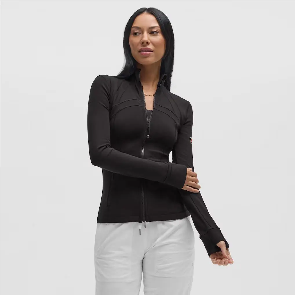 Lululemon Black Sz 4 San Francisco 49ers Define Long Sleeve Full Zip Jacket