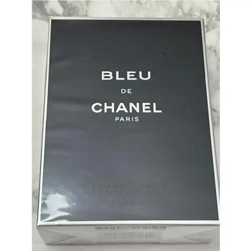 Bleu de Chanel Paris Eau de Toilette Men 3.4 Fl/oz 100 Ml Sealedbleu de Chan