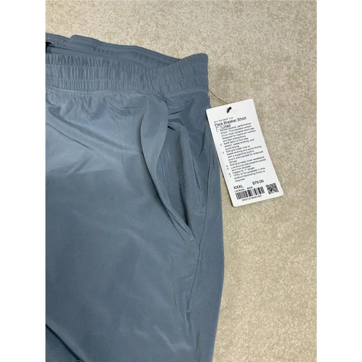 Lululemon clothing - Zeroed In Short 7