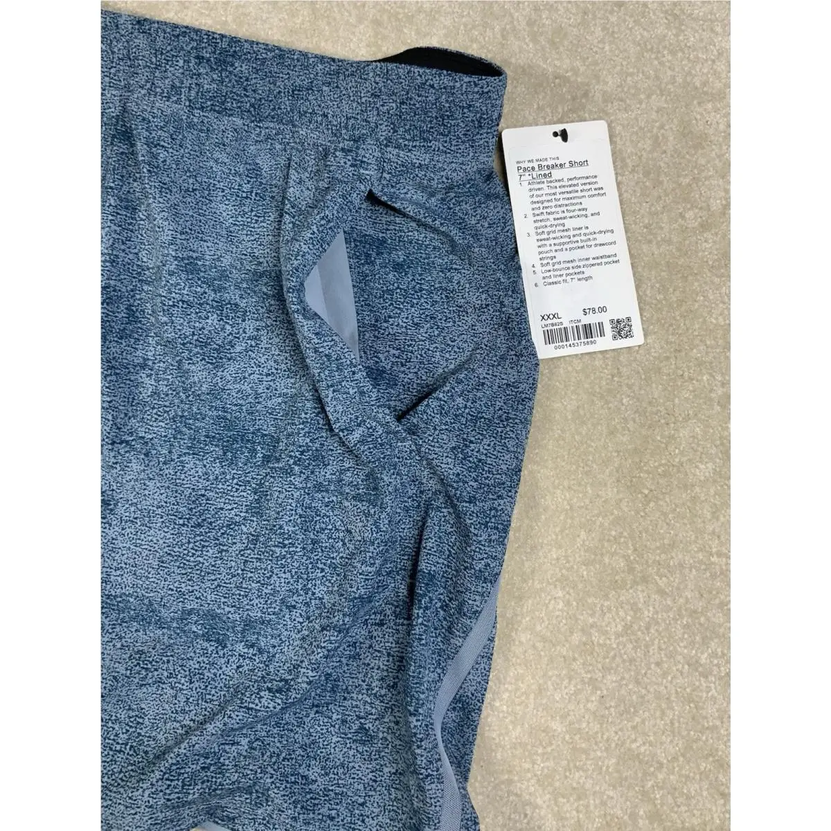 Lululemon clothing - Zeroed In Short 7
