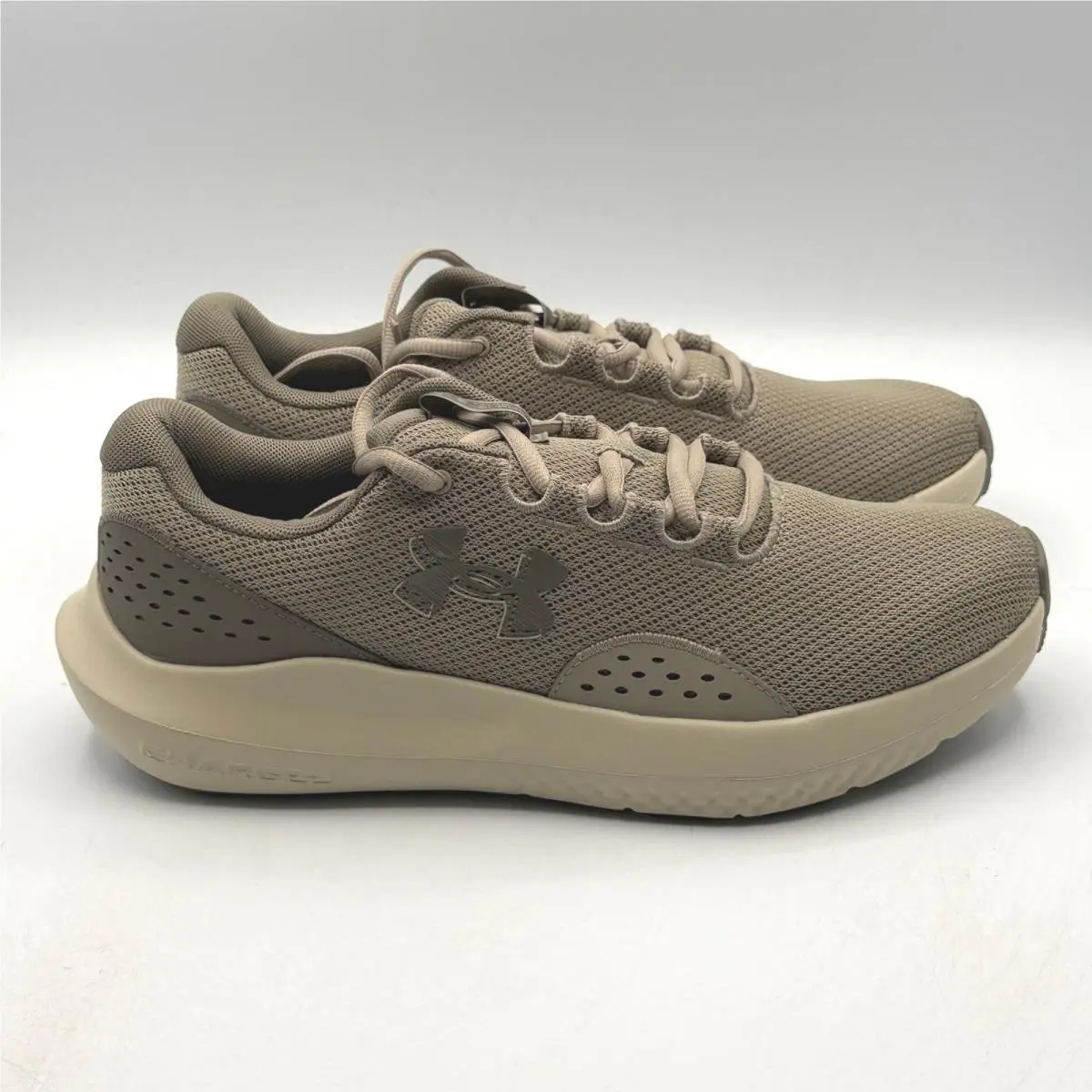 Under Armour Charged Surge 4 Men Size 9 Brown Running Shoes 3027000-203