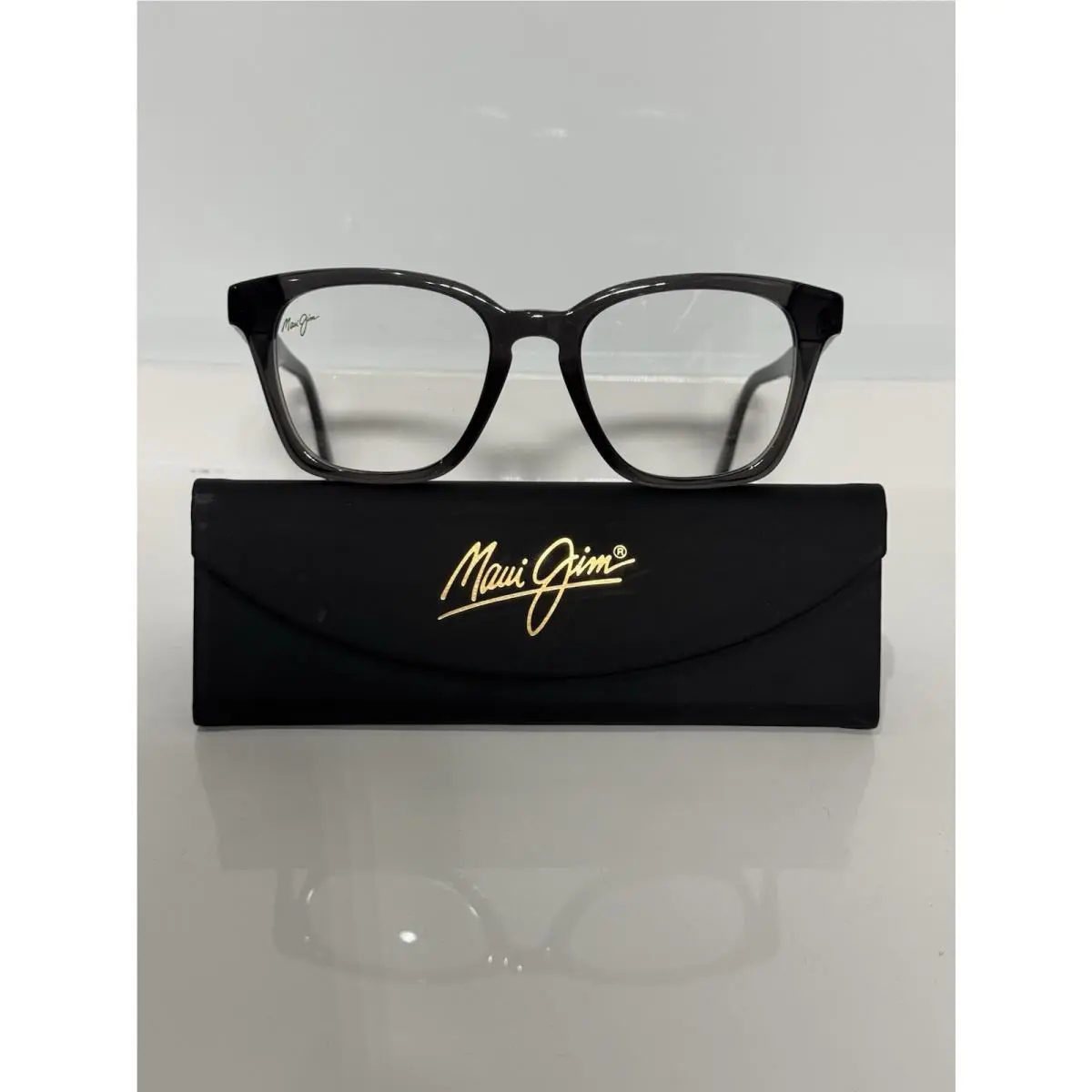 Maui Jim MJO2121-11 Crystal Gray Acetate Unisex Eyeglasses 51mm