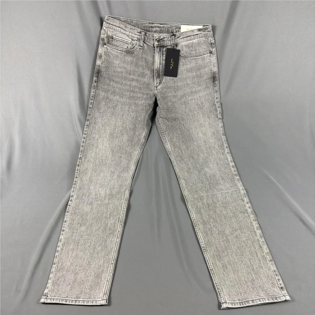 Rag Bone Jeans RB 2 Slim Fit 33 x 32 Stockbridge Cotton Spandex
