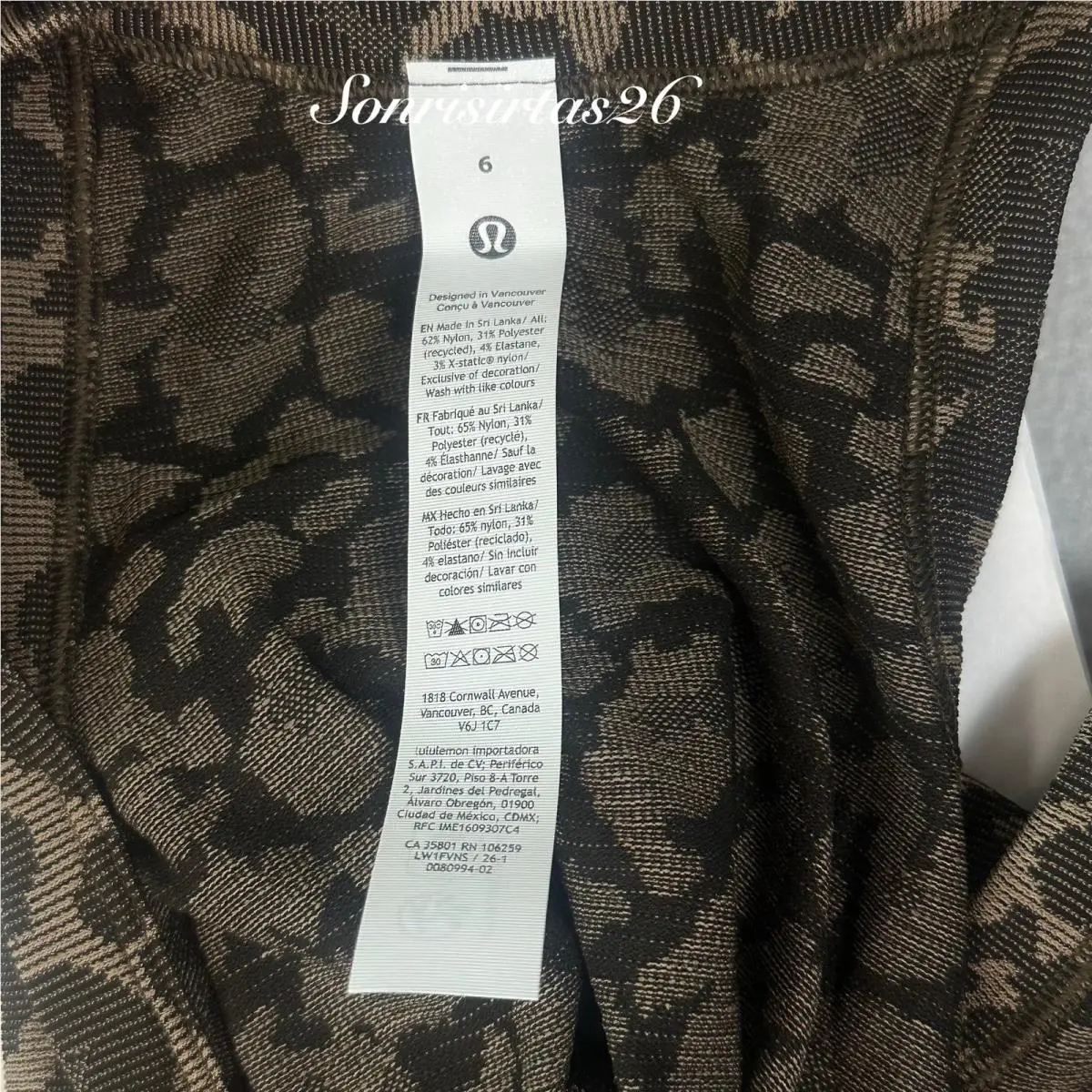 Lululemon clothing - Lululemon Swiftly Cami - Swiftly Cami - Brown 6
