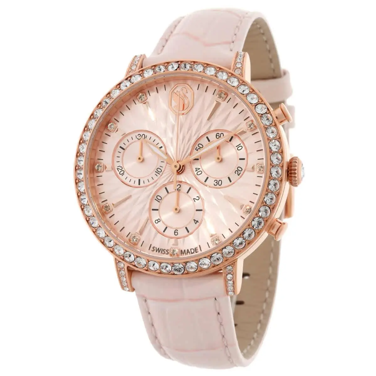 Swarovski Matrix Tennis Chrono Quartz Crystal Ladies Watch 5698300
