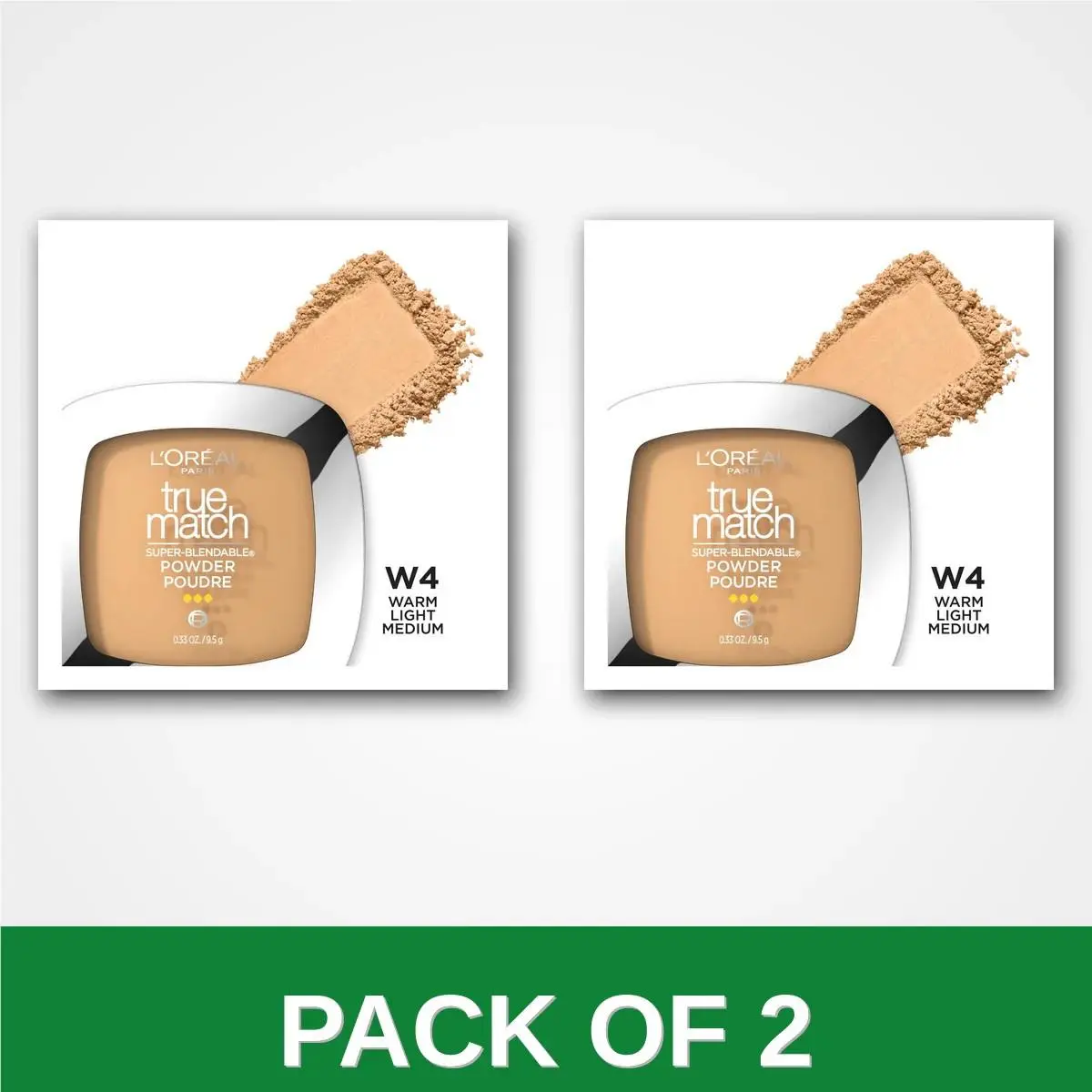 Pack of 2 - L`oreal Paris True Match Pressed Powder Super Blendable Oil