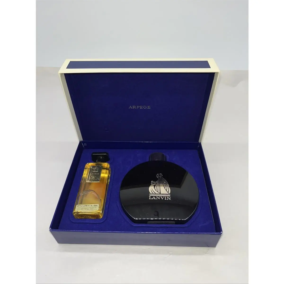 Vintage Lanvin Arpege Perfume Talc Set