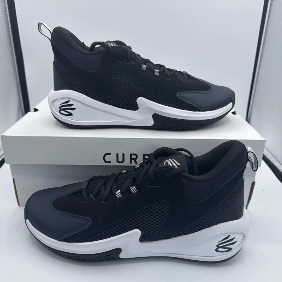 Under Armour Curry 3Z 25 Sde Shoes Men`s 12 Black/gray Basketball Sneakers