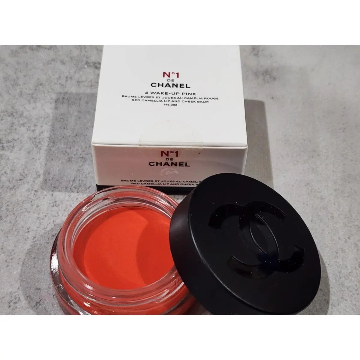 Chanel No 1 de Chanel Red Camellia Lip and Cheek Balm In 4 Wakeup Pink