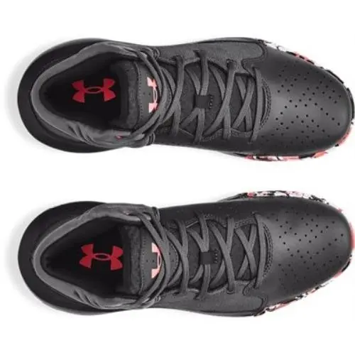 Under Armour shoes - JET GRAY-BLACK-BLITZ RED (UPC: 195253704345) 1