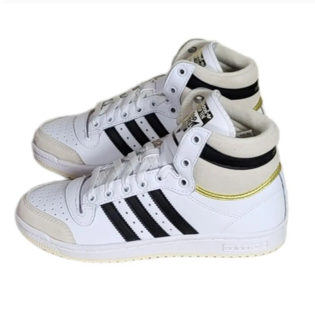 Adidas Top Ten J White/white/black Various Sizes