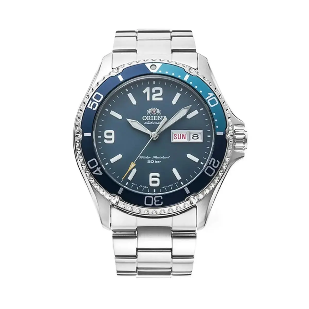 Orient Men`s Kamasu Blue Automatic Sapphire Diver Watch - RA-AA0818L39B