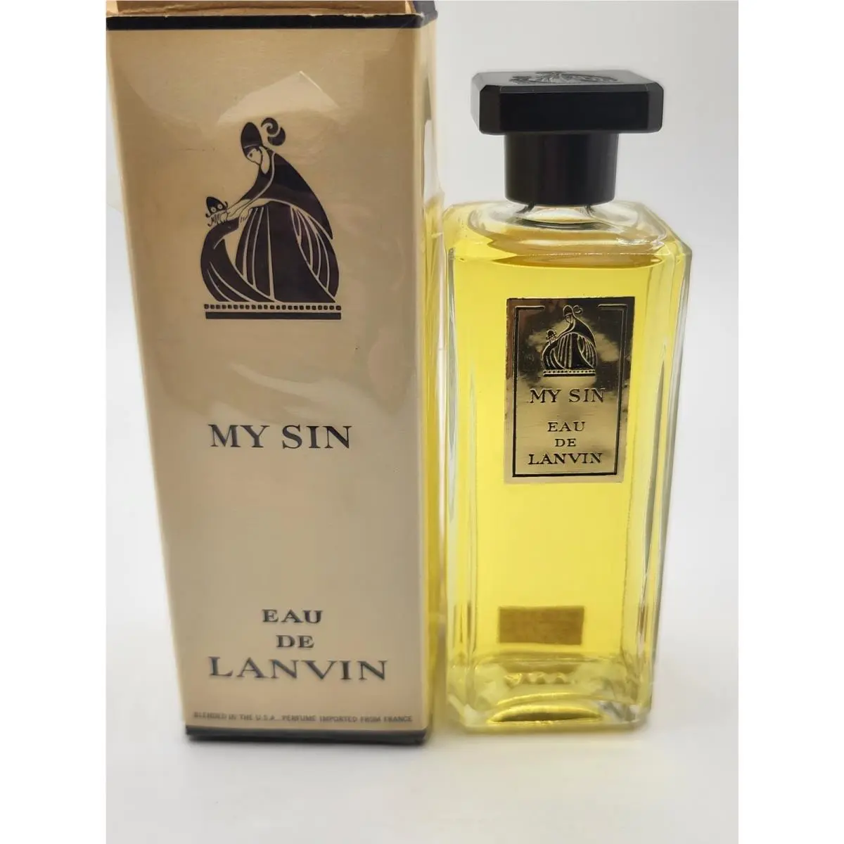 Vintage France  No. 18 My Sin Eau De  2 fl Ozs Not by Lanvin