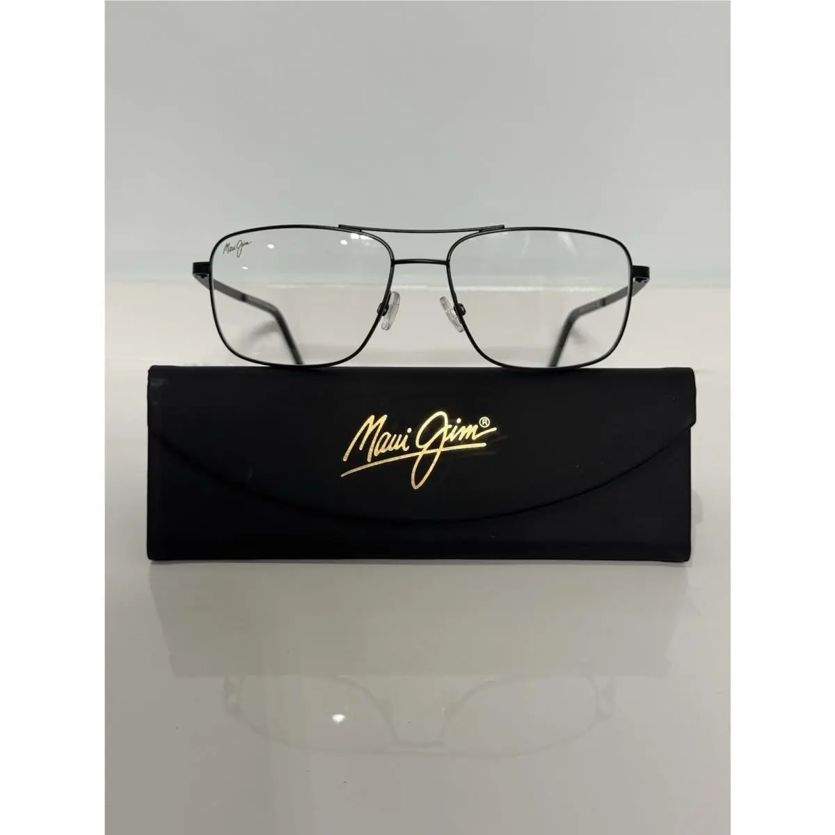 Maui Jim MJO2130-2MS Black Metal Men’s Eyeglasses 55mm