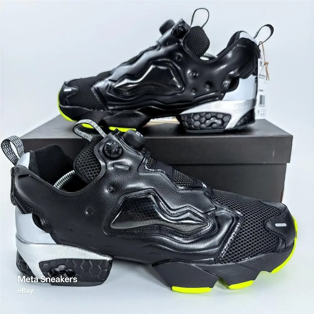Reebok shoes - Reebok Instapump - Instapump - 100208650 - Black/ Grey/ Lime 9