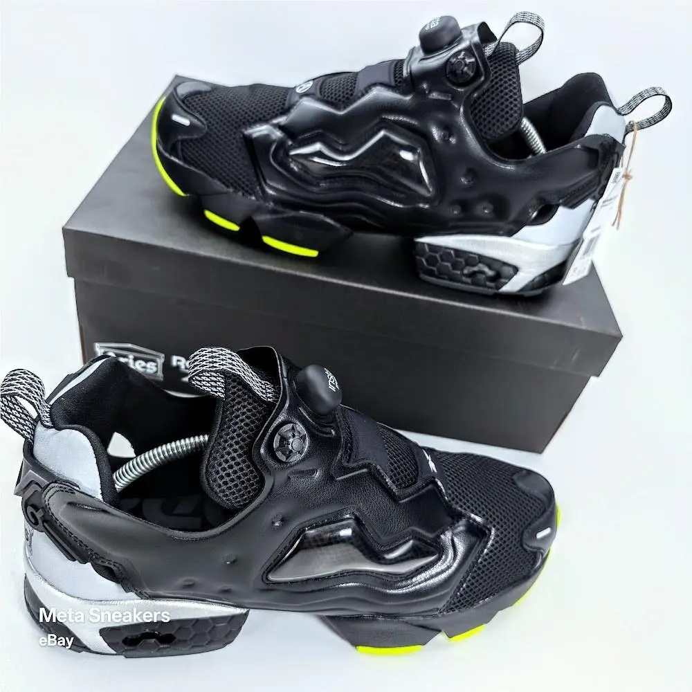 Reebok shoes - Reebok Instapump - Instapump - 100208650 - Black/ Grey/ Lime 10