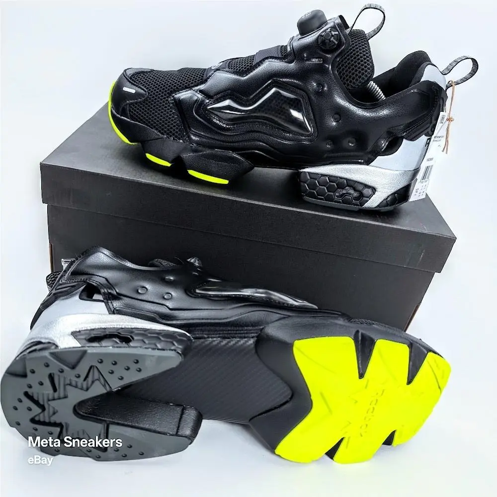 Reebok shoes - Reebok Instapump - Instapump - 100208650 - Black/ Grey/ Lime 11