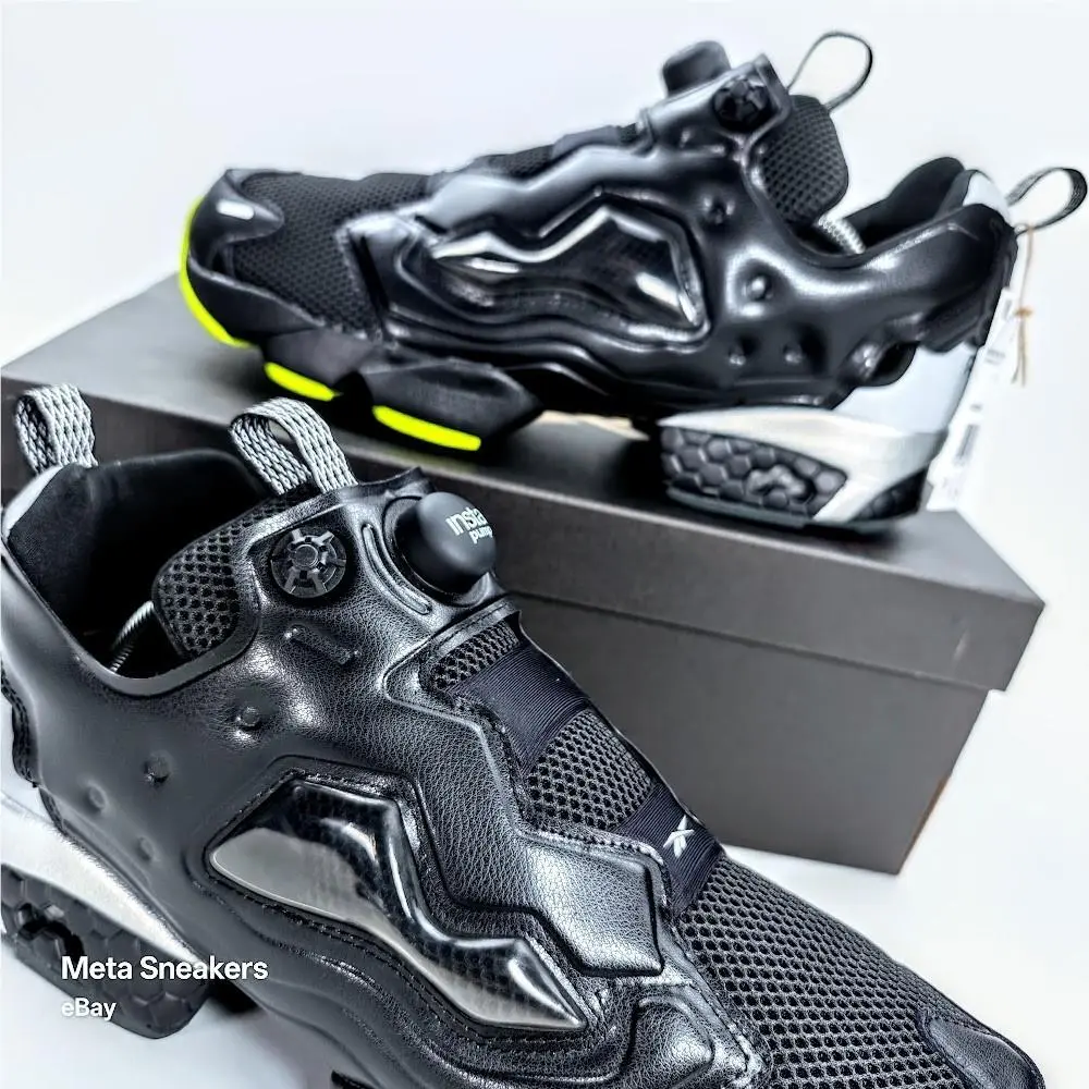 Reebok shoes - Reebok Instapump - Instapump - 100208650 - Black/ Grey/ Lime 13