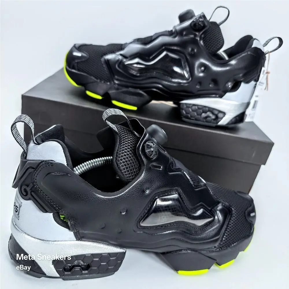 Reebok shoes - Reebok Instapump - Instapump - 100208650 - Black/ Grey/ Lime 14