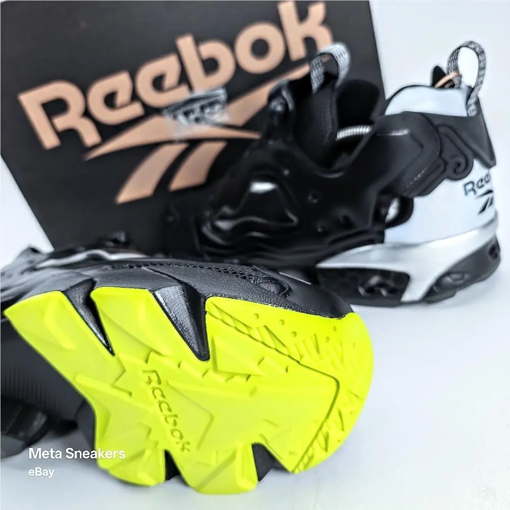 Reebok shoes - Reebok Instapump - Instapump - 100208650 - Black/ Grey/ Lime 5