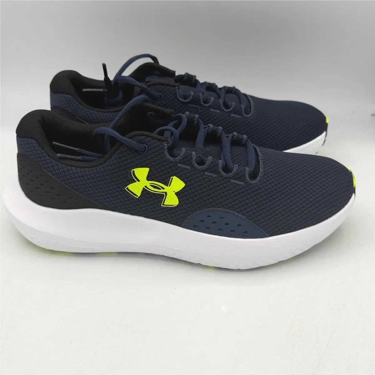 Under Armour UA Charged Surge 4 Mens Running Shoes 10.5 Blue Yellow 3027000-404