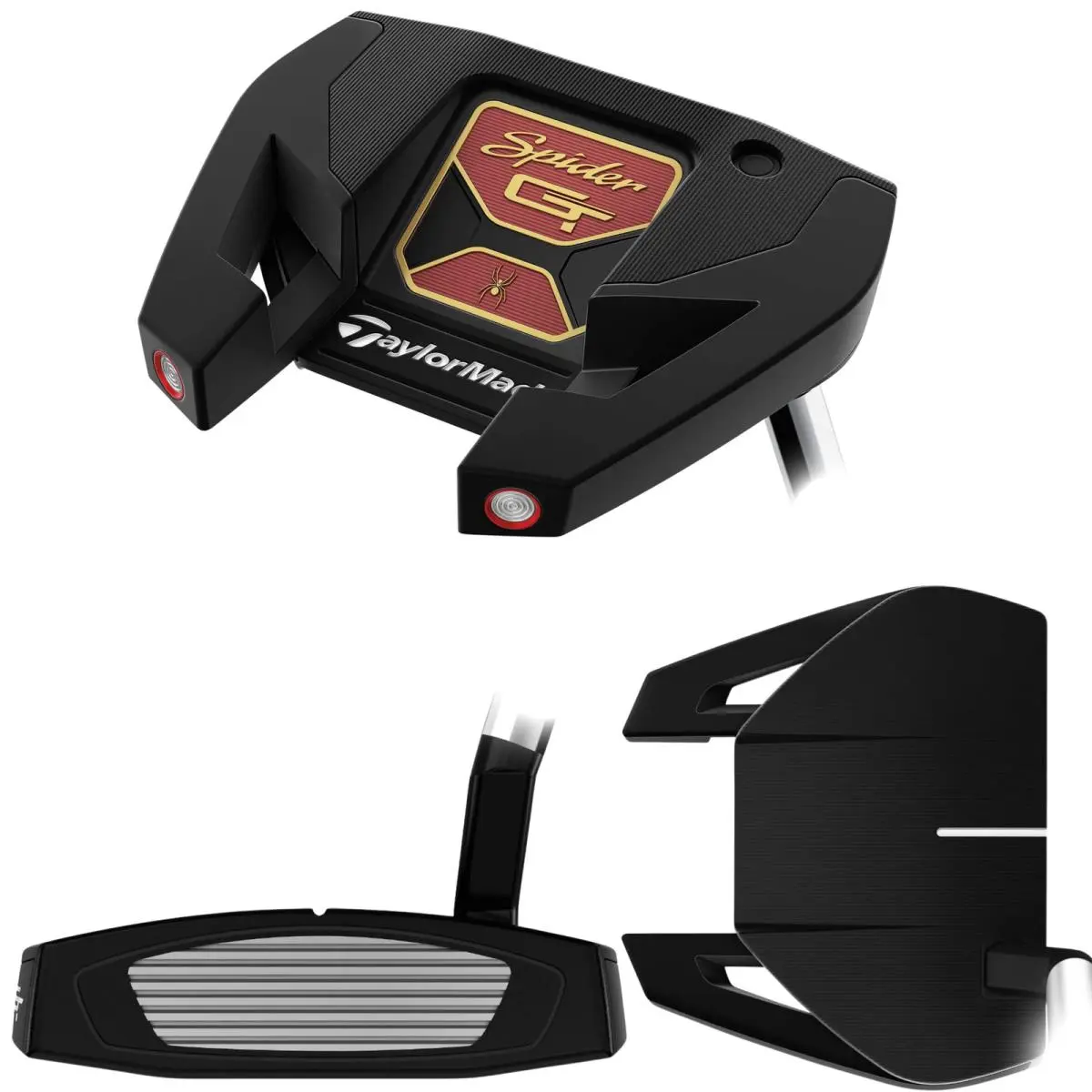 Lefty Taylormade Spider GT Black Putter Slant Neck 35
