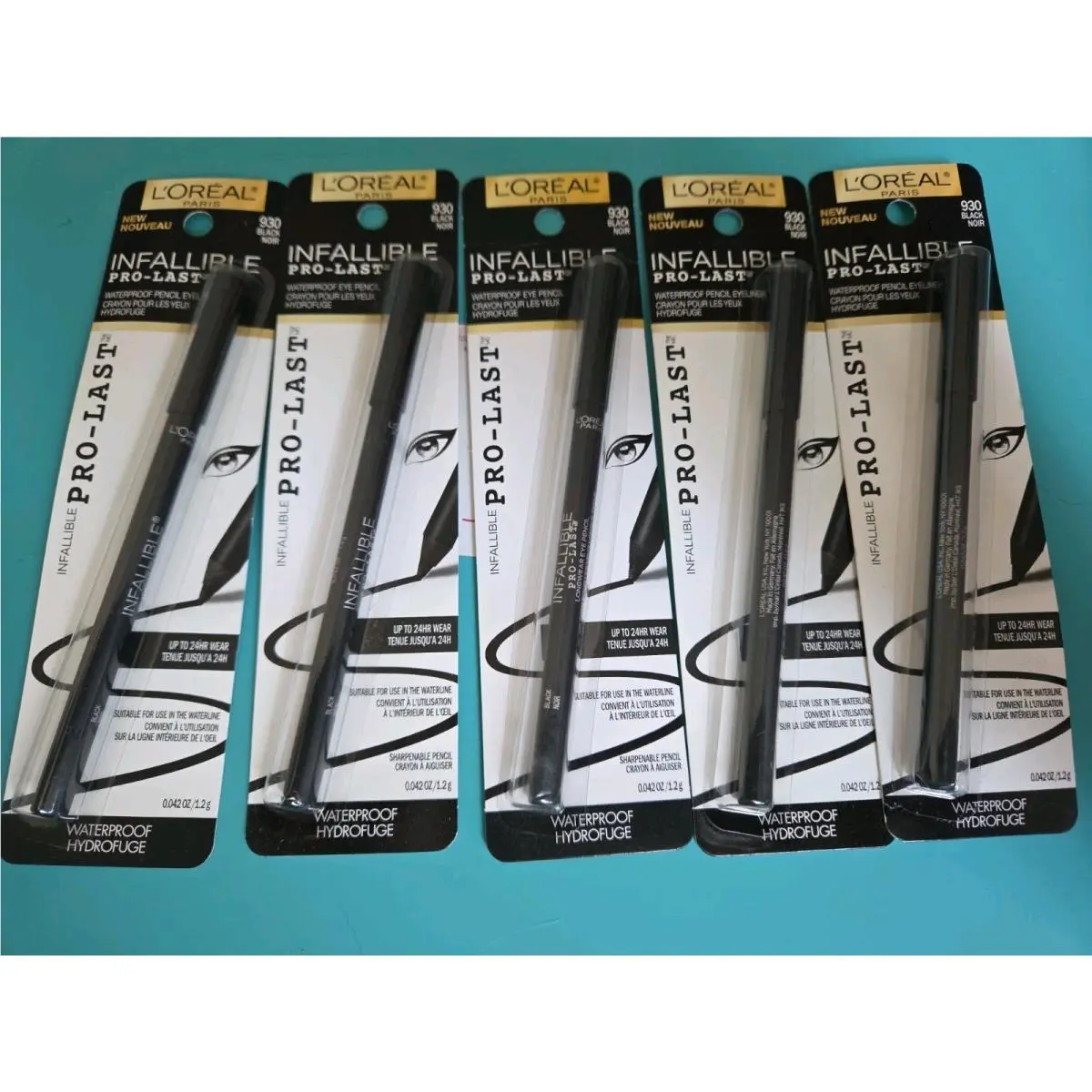 5 - L`oreal Infallible Pro-last Waterproof Pencil Eyeliner 930 Black Noir
