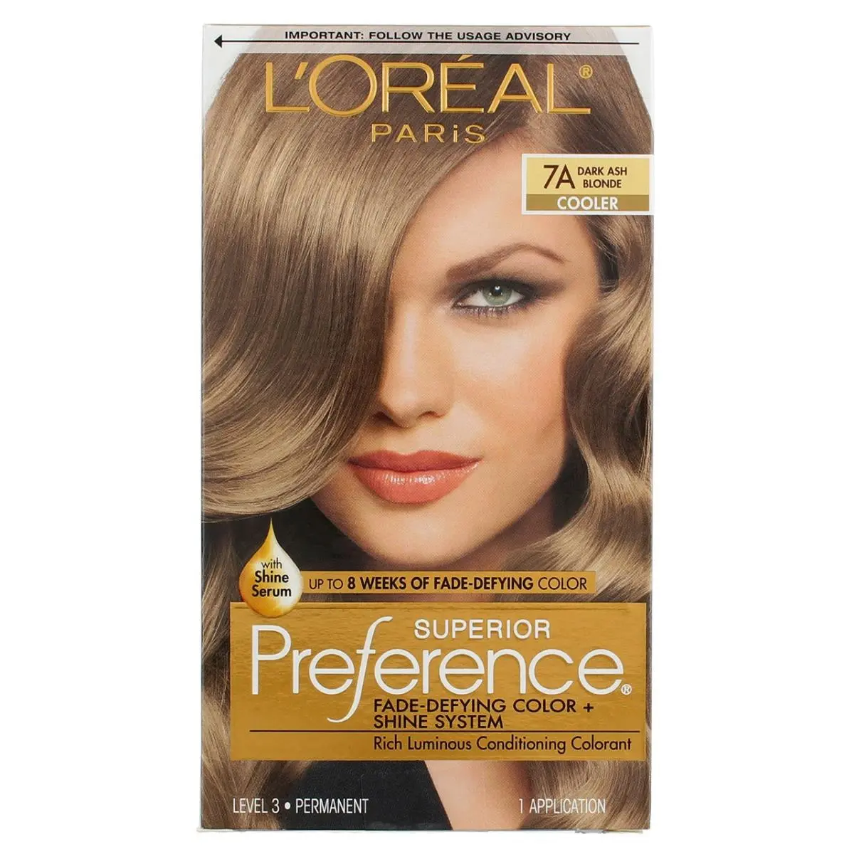 6 Pack L`oreal Paris Feria Hair Color Gel Dark Ash Blonde 9.3 oz by L'Oréal