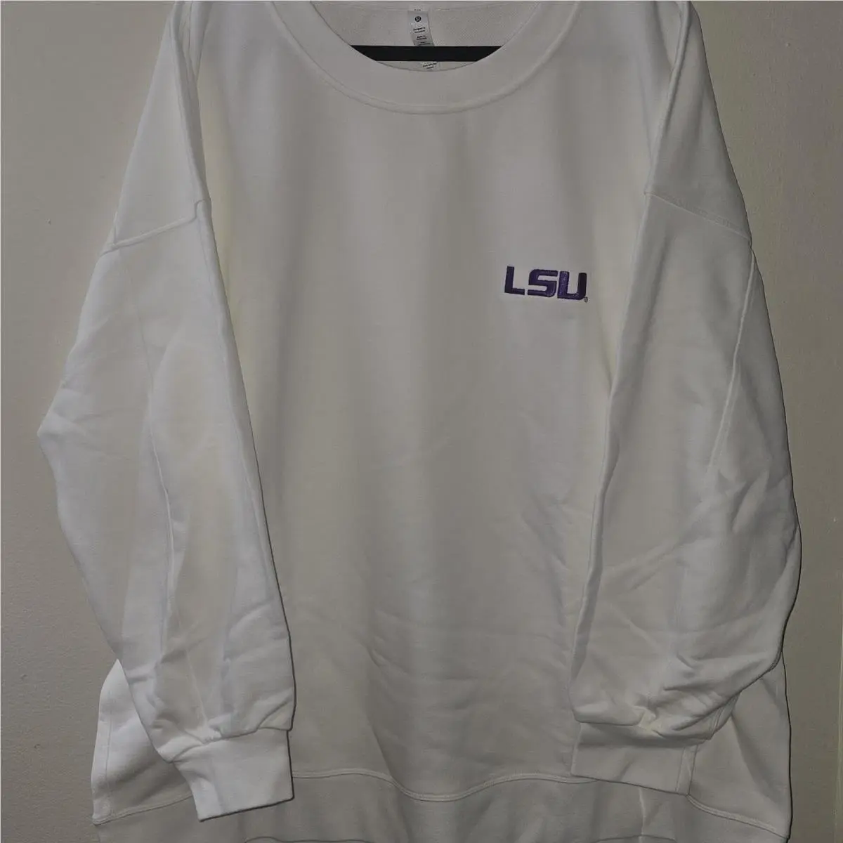 Lululemon Lsu Perfectly Oversized Crew Womens 20 White