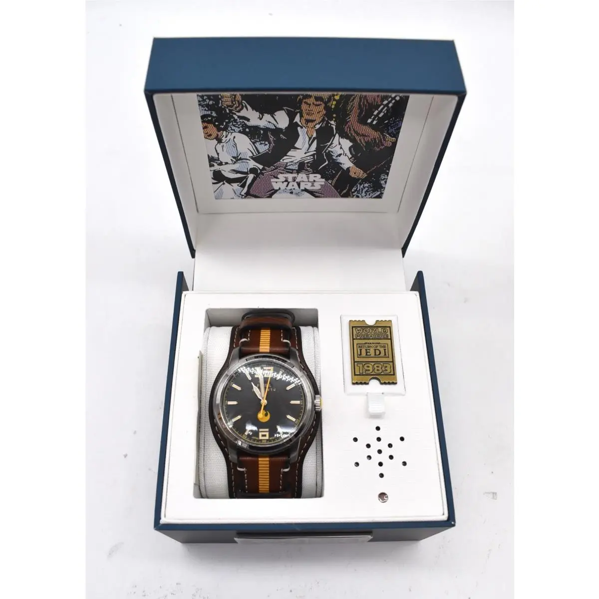 Fossil Star Wars Han Solo Watch Return Jedi 40th Limited Edition Rare 344/983